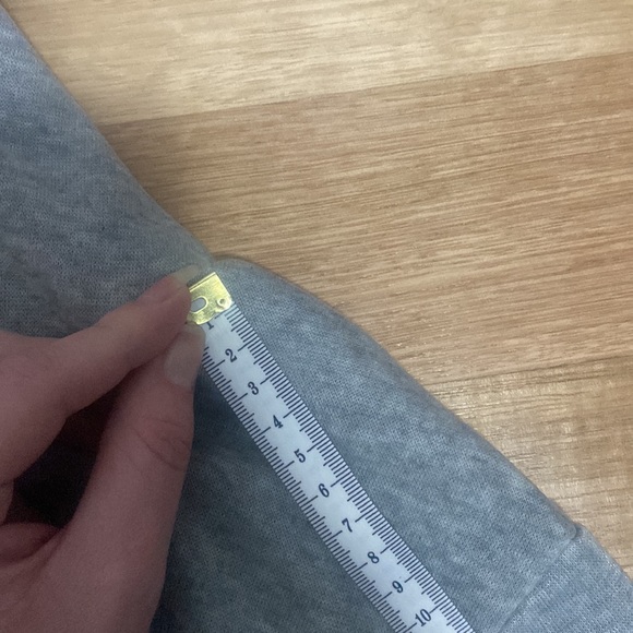 Grey Heart Hooded Jumper - Size 10 - Picture 7 of 8